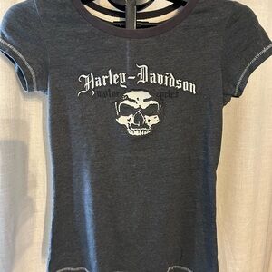 Harley-Davidson Charcoal Skull Tee